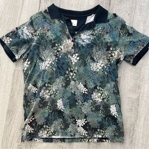 State of Art men’s ocean patterned polo large like new 100% cotton reef design